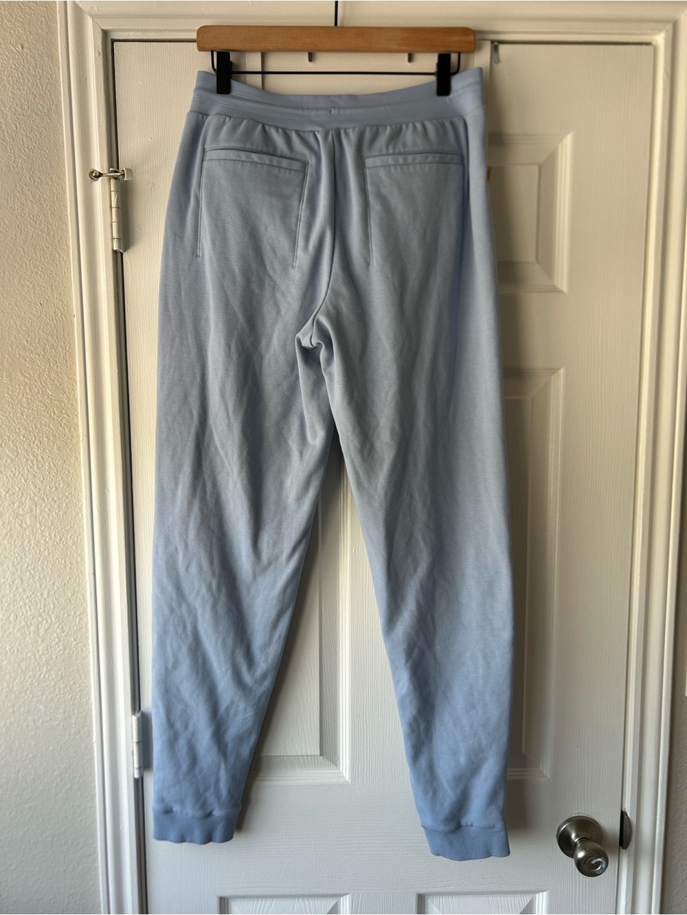 Athleta Après Ski Down Light Blue Jogger Pants 8 TALL - Picture 8 of 11